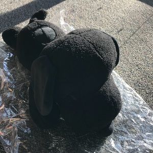 Kaws x peanuts large plush black